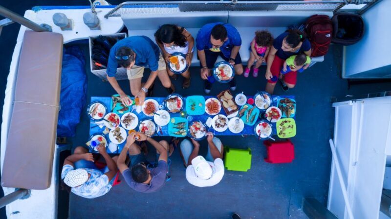 Santorini Sunset Fishing Trip with Dinner and Drinks - Setting Out from Vlychada Harbor