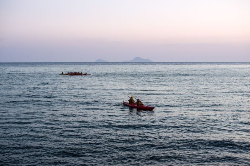 Santorini: Sunset Sea Kayak with Light Dinner - The Delicious Dinner