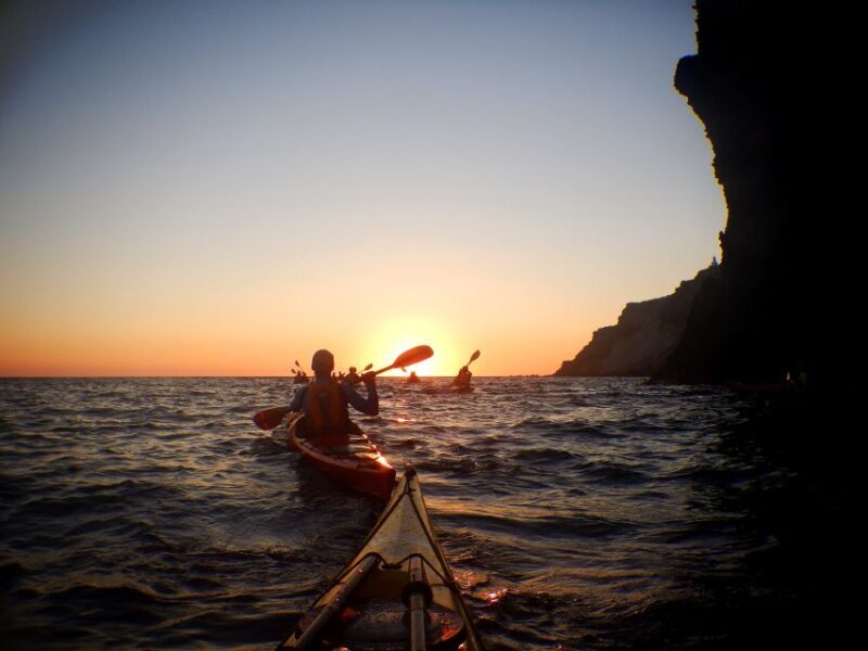 Santorini: Sunset Sea Kayak with Light Dinner - Practical Details and What to Expect