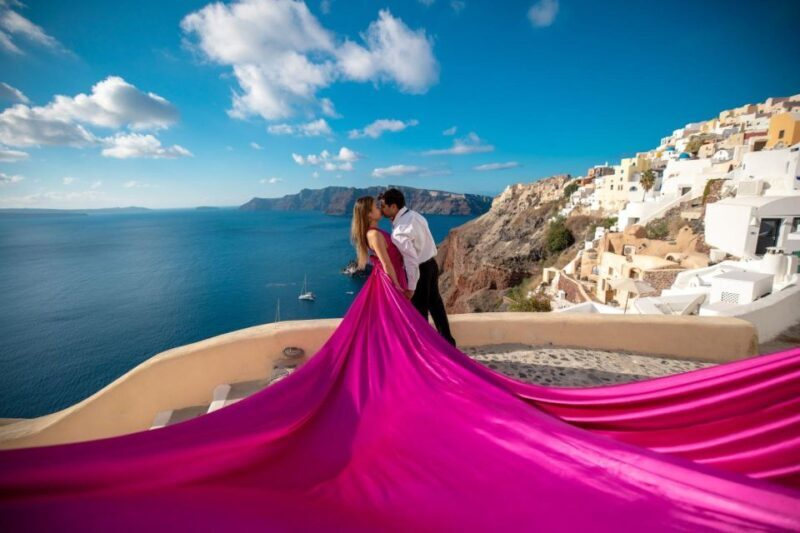 Santorini: Unique Flying Dress Photoshoot Experience - Practical Tips for Booking and Enjoying