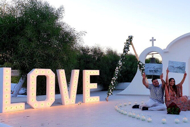 Santorini wedding propose - Duration and Flexibility