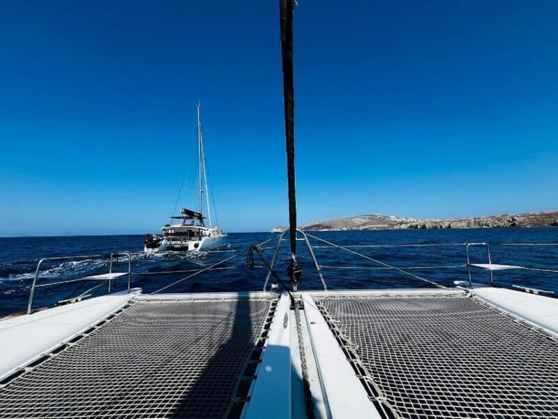 Santorini:Cruises with Catamaran around the Volcanic Island. - FAQ