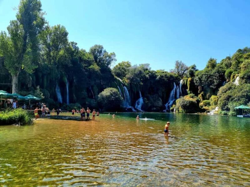 Sarajevo: Kravica Falls Swimming Tour with Mostar & Konjic - Key Points