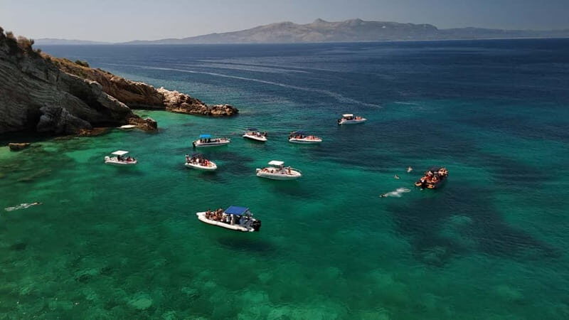 Saranda: Boat Trip to 6 Stops + Free Drink & Snorkelling - Key Points