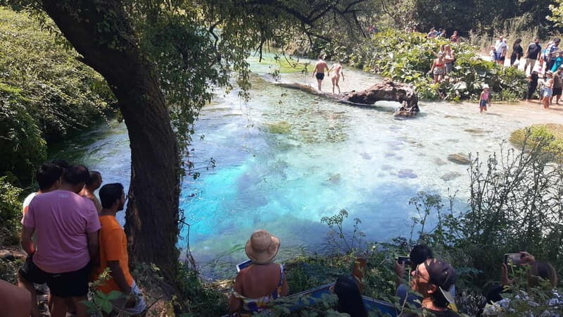 Saranda: Butrint, Ksamil, Blue Eye and Lekuresi Castle Tour - The Blue Eye Spring — Nature’s Masterpiece