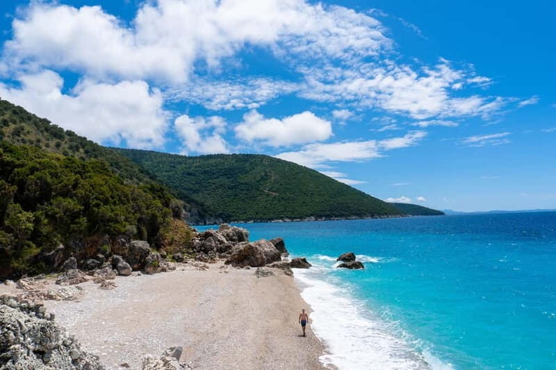 Saranda:Boat Tour to Kroreza with snorkelling,&umbrellas - Key Points