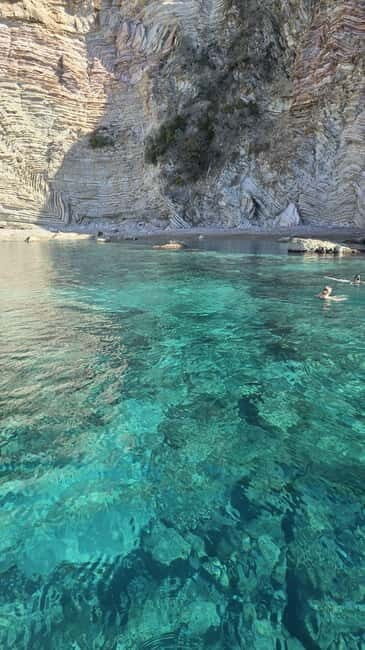 Saranda:Boat Tour to Kroreza with snorkelling,&umbrellas - The Experience on the Water