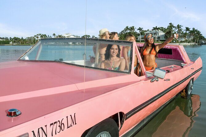 Sarasota Pink Cadillac Boat Cruise BYOB Adventure - Key Points