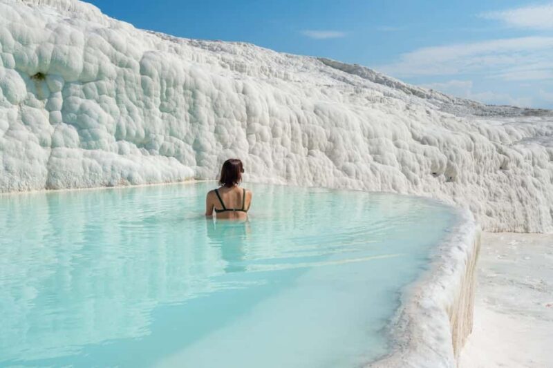 Sargerme: Pamukkale and Hierapolis Day Trip with Lunch - The White Marvel: Pamukkales Travertines