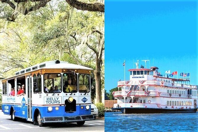 Savannah Land & Sea Combo: City Sightseeing Trolley Tour with Riverboat Cruise - The River Cruise Experience