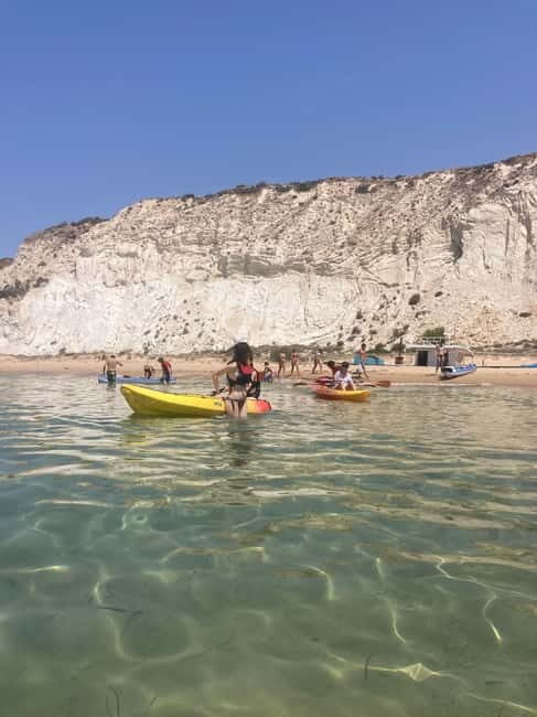 SCALA DEI TURCHI in KAYAK - Avventura in mare con istruttore - The Guides and Safety