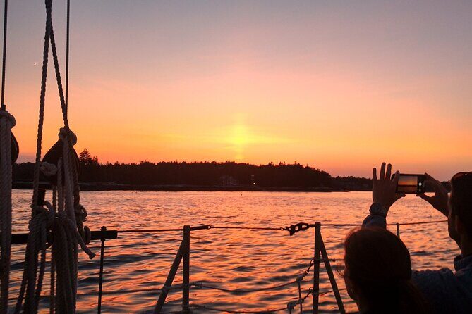 Schooner Eastwind Sunset Sail to see the Maine Coastline - The Itinerary: A Visual Journey