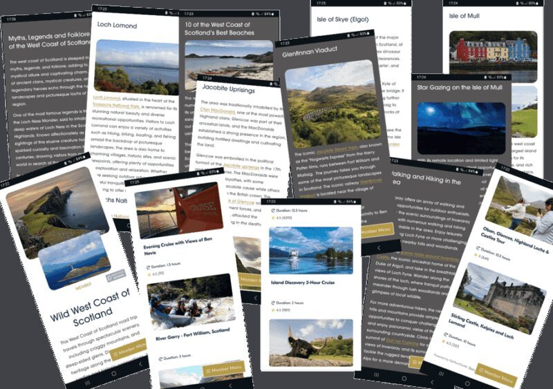 Scotland's West Coast: Online Road Trip Travel Guide - A Practical Overview of Scotland’s West Coast Road Trip Guide
