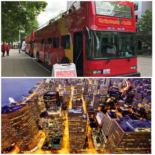 Seattle: Hop-on Hop-off Bus Tour and Sky View Observatory - Key Points