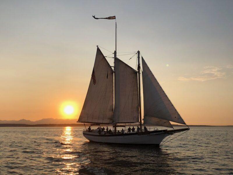 Seattle: Tall Sailboat Sunset Harbor Cruise - Key Points