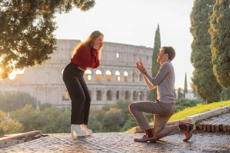 Secret Proposal Photoshoot in Rome + Reel - FAQ