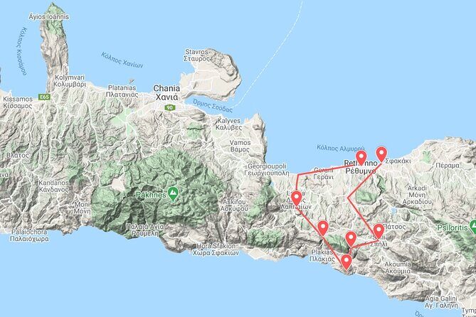 Secrets of West Crete & Rethymno Town Private Tour from Heraklion - FAQ