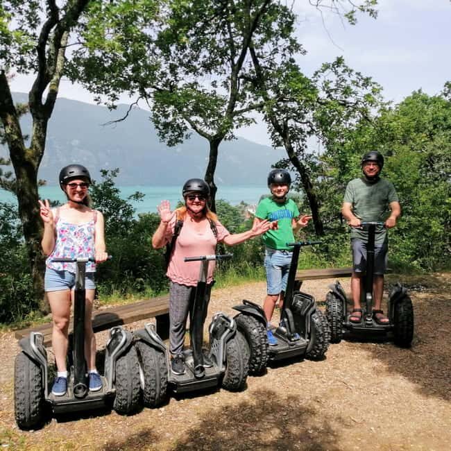 Segway hike 2h00 Aix les Bains between lake and forest - Key Points