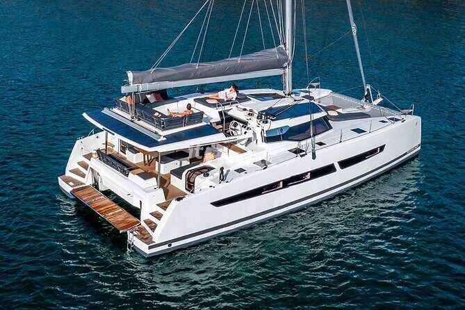 Semi-Private Brand-New Catamaran Cruise in Mykonos with Meal, Drinks & Transport - The Experience in Detail