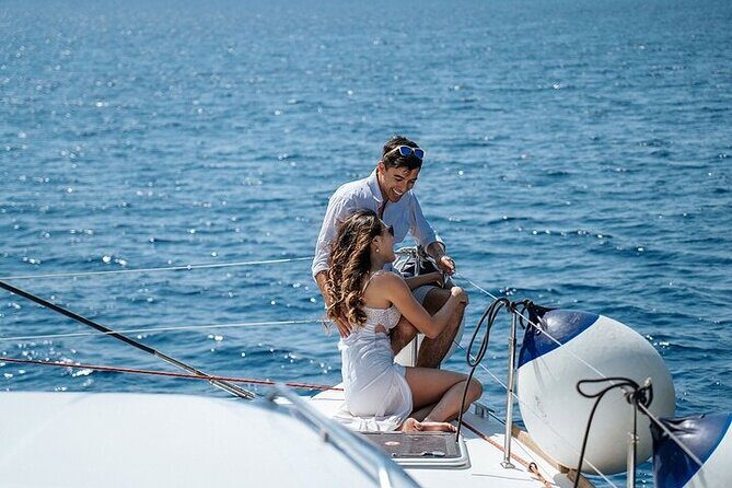 Semi Private Santorini Catamaran Tour - The Sum Up