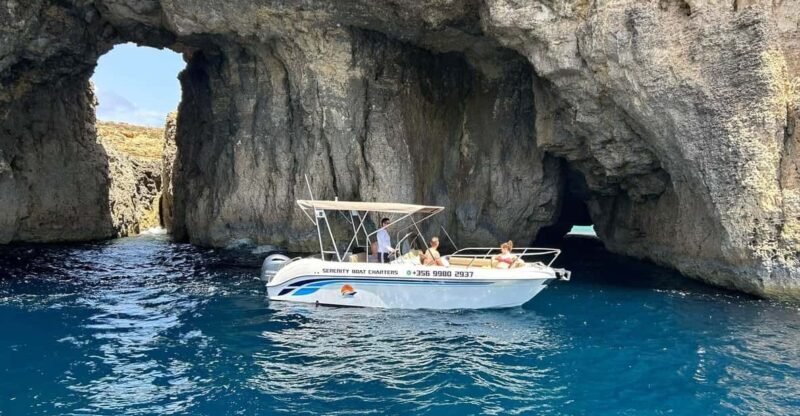 SerenityBoatChartersMalta: Bluelagoon,Comino,Gozo,&Sea Caves - Key Points