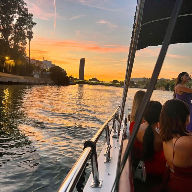 Seville: Guadalquivir River Boat Tour - What’s onboard: smooth ride, music, and a drink included