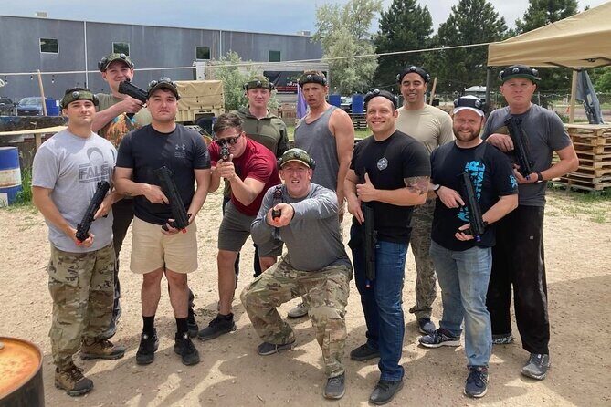 Shared Guided Outdoor Laser Tag Adventure in Colorado - The Sum Up