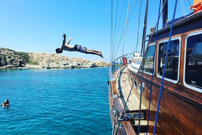 Shared Mykonos Sail Cruise to Delos and Rhenia Islands - FAQs