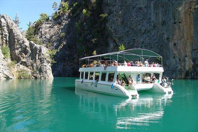 Side-Alanya: 5-Hour BoatTour inGreen Canyon with Lunch SoftDrinks - The Highlights of the Itinerary