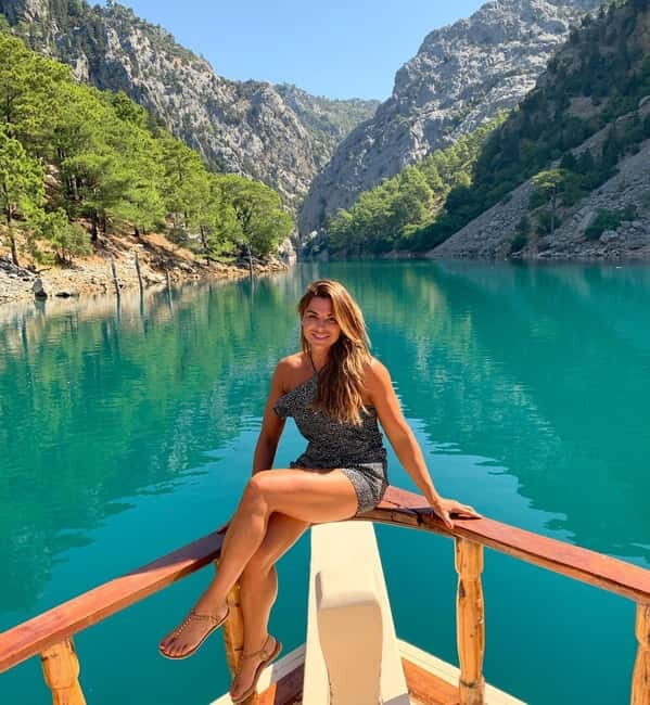 Side/Alanya: Green Canyon Boat Trip w/Unlimited Soft Drinks - Swimming Break in Turquoise Waters