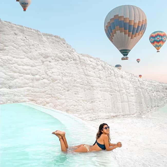 Side/Alanya: Pamukkale Hot Air Balloon Flight w/Lunch - Key Points