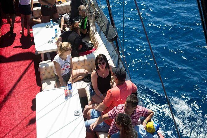 Side-Alanya: Pirate Yacht Tour (Legend Big Kral) with Lunch-Drink - An Overview of the Experience