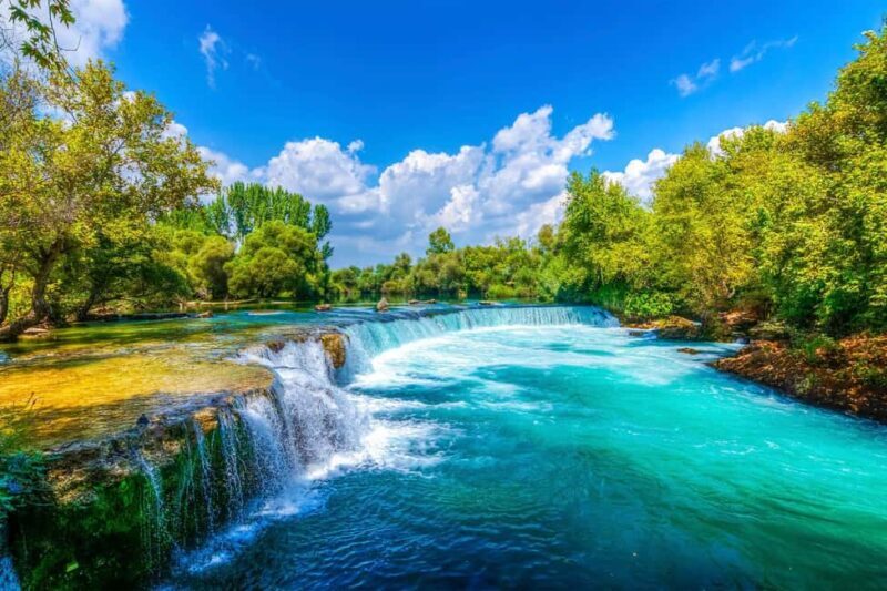 Side Manavgat River Cruise, Waterfall, and Bazaar Boat Tour - Key Points