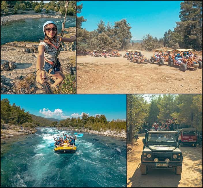 Side: Outdoor Adventure: Rafting, Jeep & Quad w/Lunch - An Adventure-Packed Day from Side
