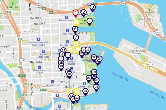 Sights of Downtown Miami: a Smartphone Audio Walking Tour - What Travelers Can Expect