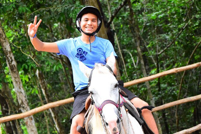 Single ATV, Ziplines, Cenote & Horse Riding from Cancun & Playa Del Carmen - Frequently Asked Questions