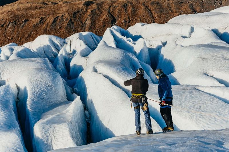 Skaftafell: Falljokull Glacier Easy Group Hike - The “what you see” list: crevasses, moulins, glacier mice, ice falls, and caverns