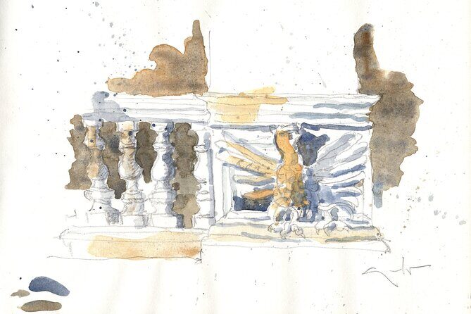 Sketching in Rome Villa Borghese Private lesson with Guido - Key Points