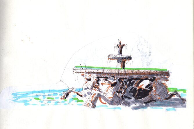 Sketching in Rome Villa Borghese Private lesson with Guido - What You Can Expect from the Tour