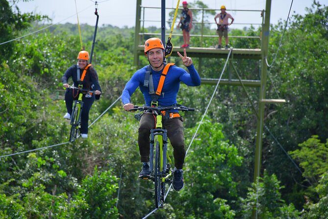 Sky Trail: Sky Bike, Tarzania, Bungee Swing & Zip Line with lunch - An Overview of the Experience
