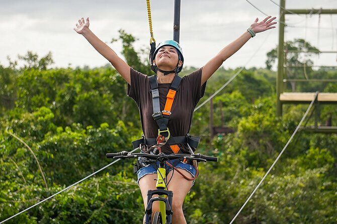 Sky Trail: Sky Bike, Tarzania, Bungee Swing & Zip Line with lunch - FAQ