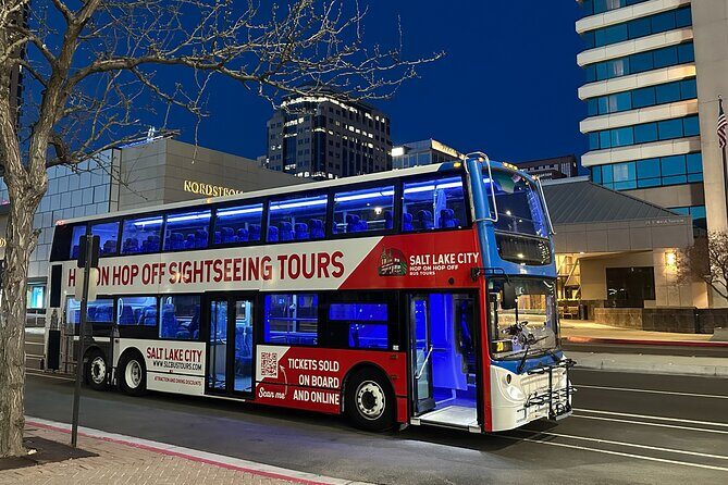 SLC Bus Tours: Night Tour on Double Decker - The Sum Up