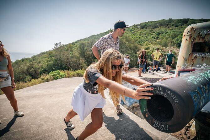 Small-Group Arrábida Coast Tour & Wine Taste - First Stop: Praia do Portinho da Arrábida — A Hidden Beach Gem