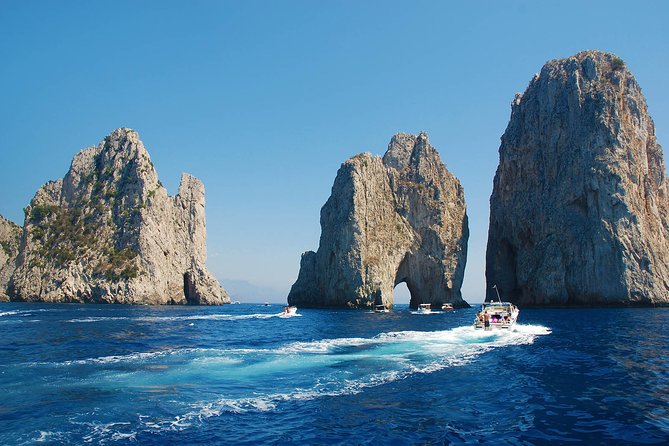 Small Group Boat Tour Capri & Blue Grotto with Swimming Stops - The Route Along the Sorrento Coast (Before Capri)