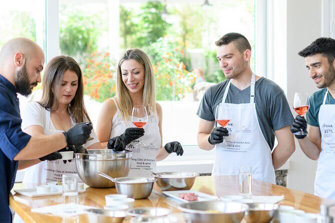 Small Group Cooking Lesson with Visit to Two Wineries - Authentic Review Highlights