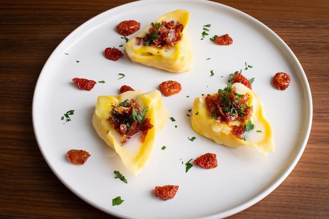 Small Group Market tour and Dining Experience at a Cesarina's home in Rimini - The Meal and Drinks