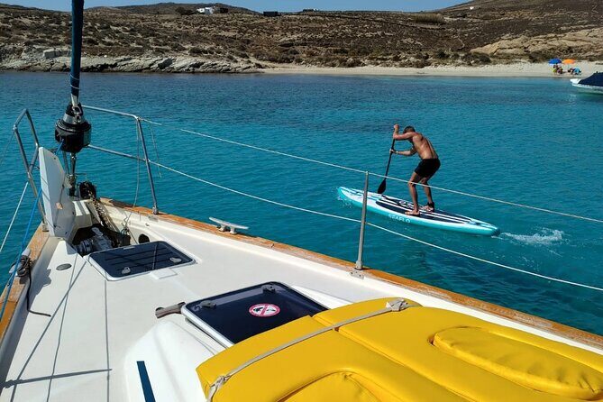 Small group,pass by Delos,swim in Rhenia,snap LVenice, free trans - The Sailing Conditions: What to Expect