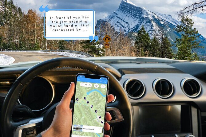 Smartphone Audio Driving Tour between Lake Louise and Calgary - A Closer Look at the Tour Itinerary