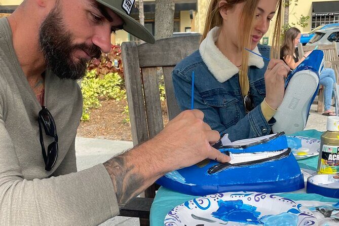 Sneakers Painting Class in Celebration Town - What You Can Expect from the Sneakers Painting Class
