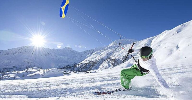 Snowkiting School on the Simplon Pass - The Snow & Terrain